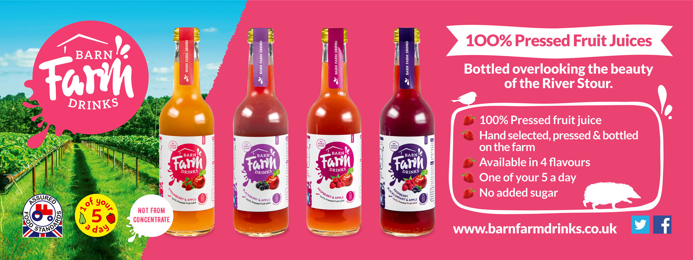 Barn Farm Drinks Brand Identity Manningtree Essex