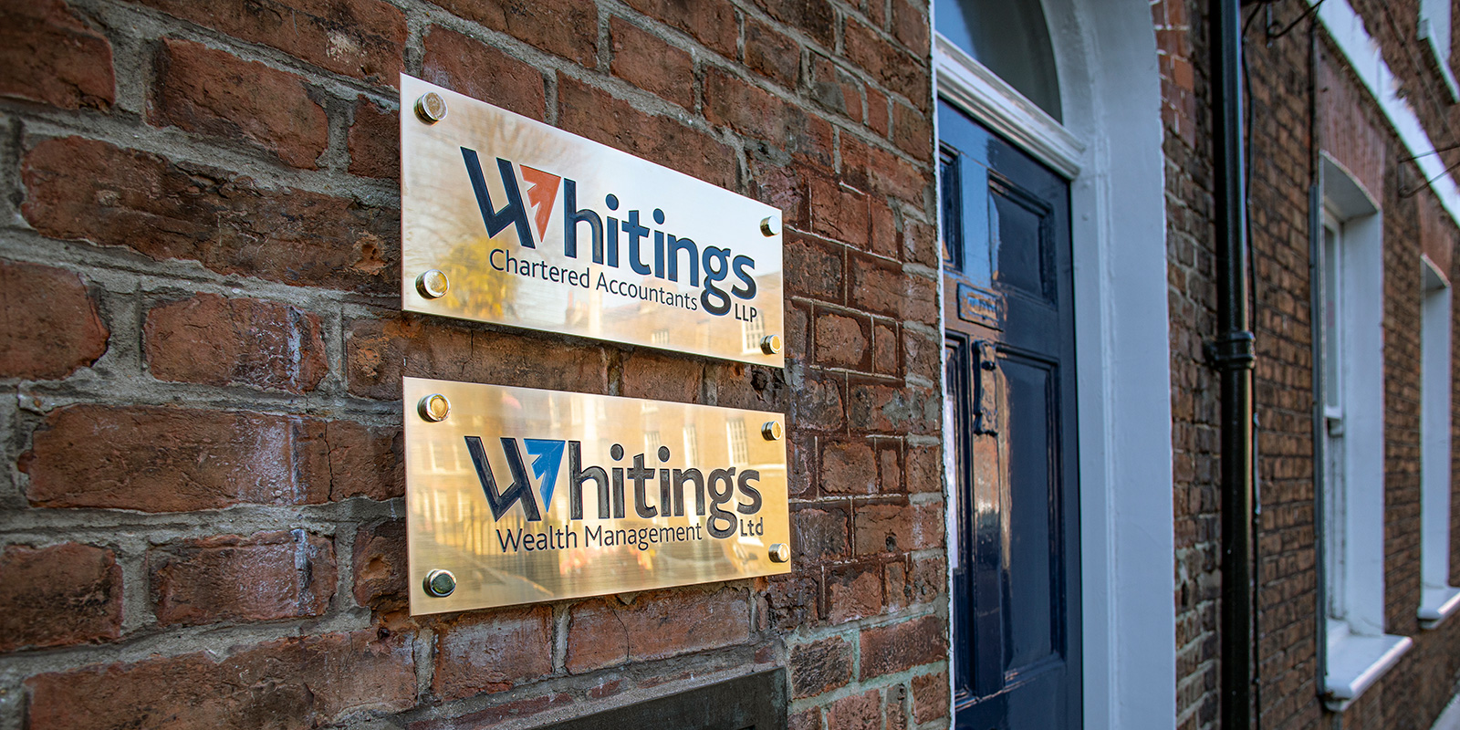 Whitings Brass signs